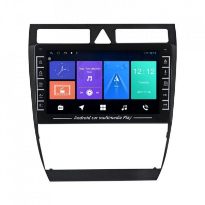 Navigatie dedicata cu Android Audi A6 (C5) 1997 - 2005, 1GB RAM, Radio GPS Dual foto