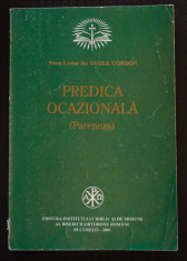 Pr. Dr. Vasile Gordon - Predica ocazionala (Pareneza) foto