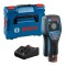 Bosch D-Tect 120 Detector, 120mm + 1 x Acumulator GBA 12V 2.0Ah + Incarcator rapid GAL 12V-40 Professional + L-Boxx 136 ProAdvanced PowerfulTools