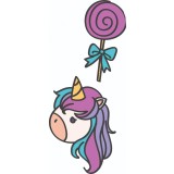 Sticker decorativ, Unicorn , Multicolor, 85 cm, 4958ST-4