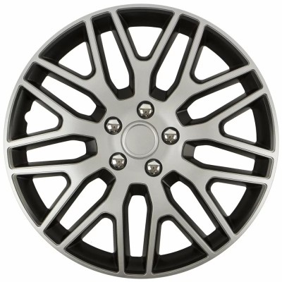 Set capace roti auto Cridem Dakar NC 4buc - Argintiu/Negru - 16&amp;#039;&amp;#039; Garage AutoRide foto