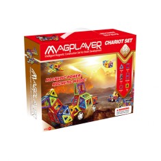 Set de constructie magnetic - 66 piese foto