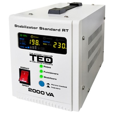 Stabilizator Tensiune Automat 2000va Ted Electric foto