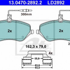 Set placute frana,frana disc CITROEN C5 III (RD) (2008 - 2016) ATE 13.0470-2892.2