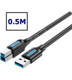 Cablu VENTION USB 3.0 A Tata la B Tata-Lungime 0.5 Metri