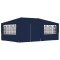 Gossi cort de petrecere profesional cu pereti albastru 4x6 m 90 g/m2