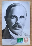 Carte postala maxima Romania 1971 Ernest Rutherford 100 Ani de la Nastere FDC - A228
