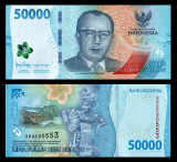 INDONEZIA █ bancnota █ 50000 Rupiah █ 2022 / 2023 █ P-167 █ UNC █ necirculata