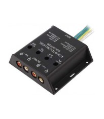 Convertor nivel semnale audio 40W Intrare cabluri iesire 4x RCA