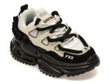 Pantofi sport GRYXX alb-negru, 82695, din piele naturala