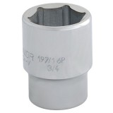 Unior 197/1 6p - Capat cheie tubulara cu profil hexagonal interior 6 laturi 35 mm 3/4 inch