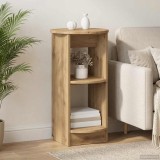 vidaXL Dulap lateral Stejar Artizanal 40 x 40 x 75 cm Lemn prelucrat 899842