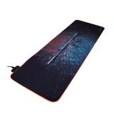 MousePAD RGB SPACER gaming, cauciuc si material textil, 900 x 300 x 3 mm, 1.8 m lungime cablu, imagine 46501476 &quot;SP-PAD-GAME-RGB-PICT&quot; (timbru verde 0
