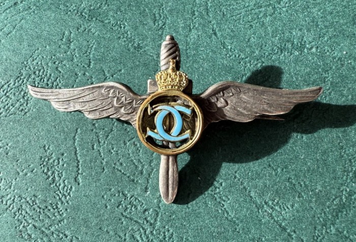 Insigna Pilot Militar Carol 2