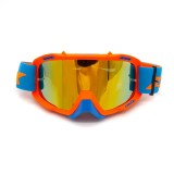 Ochelari cross/atv/enduro, Asix AS2, lentila galbena, culoare rama portocaliu/al... Cod Produs: MX_NEW KAI-911