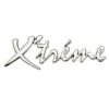Emblema auto metalica, autoadeziva, model &quot;X&rsquo;TREME&quot;, finisaj Crom, dimensiune, 15 x 3 cm, AVEX