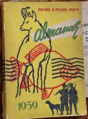 Almanahul Vinatorul si Pescarul 1959 foto
