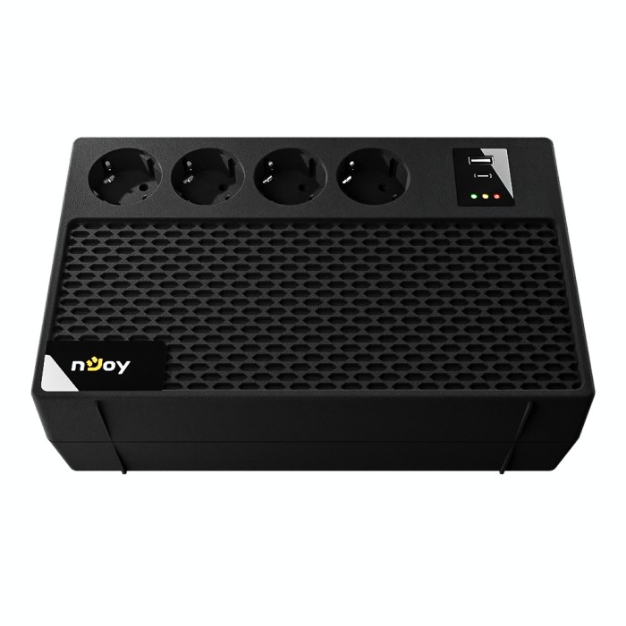 nJoy | UPCSBLS665TRPCG01B | Renton 650 PLUS | UPS |Line interactive | 650 VA | 360 W | Tower | Nr iesiri 4 Schuko, 1 x USB-C, 1 x USB-A | Intrare Schu