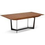 Extendable Walnut Dining Table 200x100 cm Tokyo