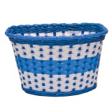 Cumpara ieftin Cos Bicicleta Copii Oxford Junior BK140UOXB Albastru, Plastic Tesut, Curele Ghidon Incluse