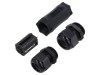 Conector alimentare AC terminal cu şurub TH400 3 piste - TECHNO