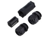 Conector alimentare AC terminal cu şurub TH400 3 piste - TECHNO