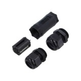 Conector alimentare AC terminal cu şurub TH400 3 piste - TECHNO