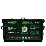 Cumpara ieftin Navigatie Toyota Corolla (2007-2013), Android 13, Z-Octacore 8GB RAM + 256GB ROM, 9 Inch - AD-BGZ9008+AD-BGRKIT091