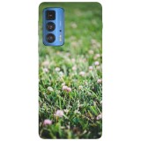 Husa compatibila cu Motorola Edge 20 Lite model Green nature, Silicon, TPU, Viceversa, Transparent, Carcasa