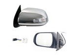 Oglinda usa exterioara TOYOTA HILUX (N70), 01.2012-06.2016, partea stanga, reglare electrica; cromat housing; sticla convexa; sticla crom; 10 gauri /