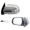 Oglinda usa exterioara TOYOTA HILUX (N70), 01.2012-06.2016, partea stanga, reglare electrica; cromat housing; sticla convexa; sticla crom; 10 gauri /