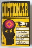 DICTIONAR DE CUVINTE,EXPRESII,CITATE CELEBRE, de I.BERG,BUC.1968