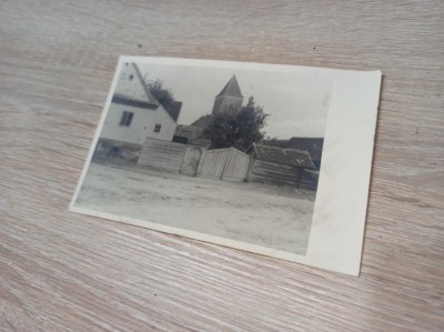 SACADELE , JUDETUL SIBIU * BISERICA MAGHIARA 1944 * FOTOGRAFIE ORIGINALA foto