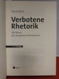 Verbotene rhetorik Die kunst der skrupellosen manipulation Gloria Beck