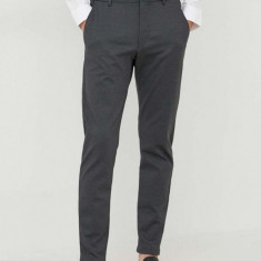 Joop! pantaloni barbati, culoarea negru, drept