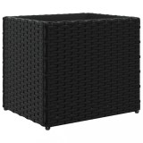 Cumpara ieftin Jardiniera de gradina, negru, 36x30x32 cm, poliratan