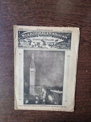 Ziarul Călătorilor și al Științelor Populare - nr 34/1913 - foto