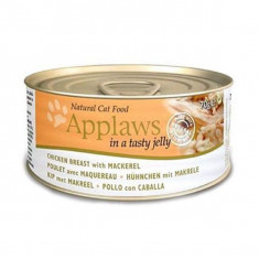 Applaws Cat Jelly - conserva pentru pisici cu pui ?i macrele, 70g foto