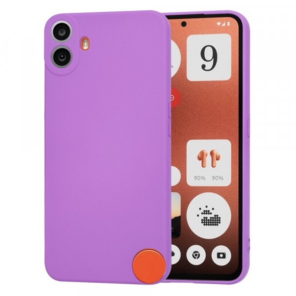 Husa pentru Nothing CMF Phone 1, Techsuit, SoftFlex, Mov