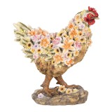 Cumpara ieftin Figurina Gaina polirasina multicolora 27x16x31 cm