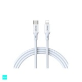 Cablu incarcare si transfer date Type-C la Lightning 1 m alb Bwoo Cod: X193