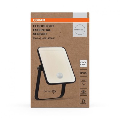 FL ESSENTIAL SENSOR 10W 840 BK OSRAM foto