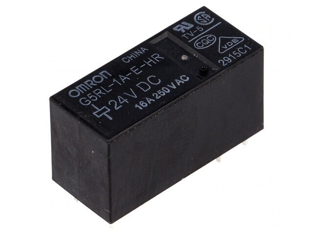 Releu Electromagnetic SPST-NO 24VDC 16A 250VAC PCB