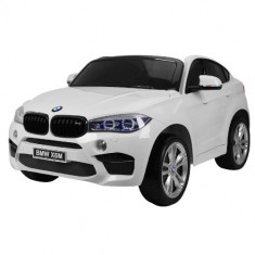 Masinuta Electrica BMW X6M cu 2 Locuri, Telecomanda si Functie MP3 Alb foto