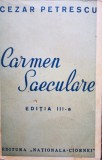Cezar Petrescu - Carmen Saeculare, editia a IIIa