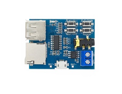 Modul player MP3 cu amplificator 2W, card TF OKY3165-1 foto