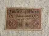 Bancnota 20 mărci 1918 Germania