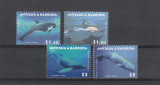 Antigua si Barbuda 2010-Fauna,Pesti,serie 4 valori,dantelate,MNH,Mi.4737-4740, Nestampilat