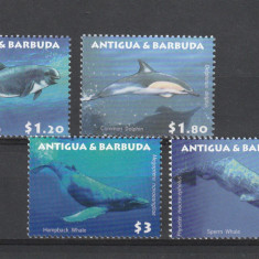 Antigua si Barbuda 2010-Fauna,Pesti,serie 4 valori,dantelate,MNH,Mi.4737-4740