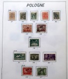 Polonia 1918&ndash;1920 &ndash; Lot 12 timbre clasice din primele emisiuni ale statului polonez